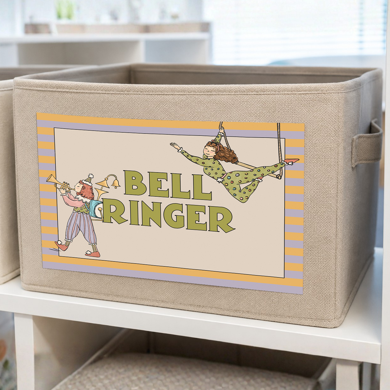 Vintage Circus Theme: Bin Organization Classroom Decor